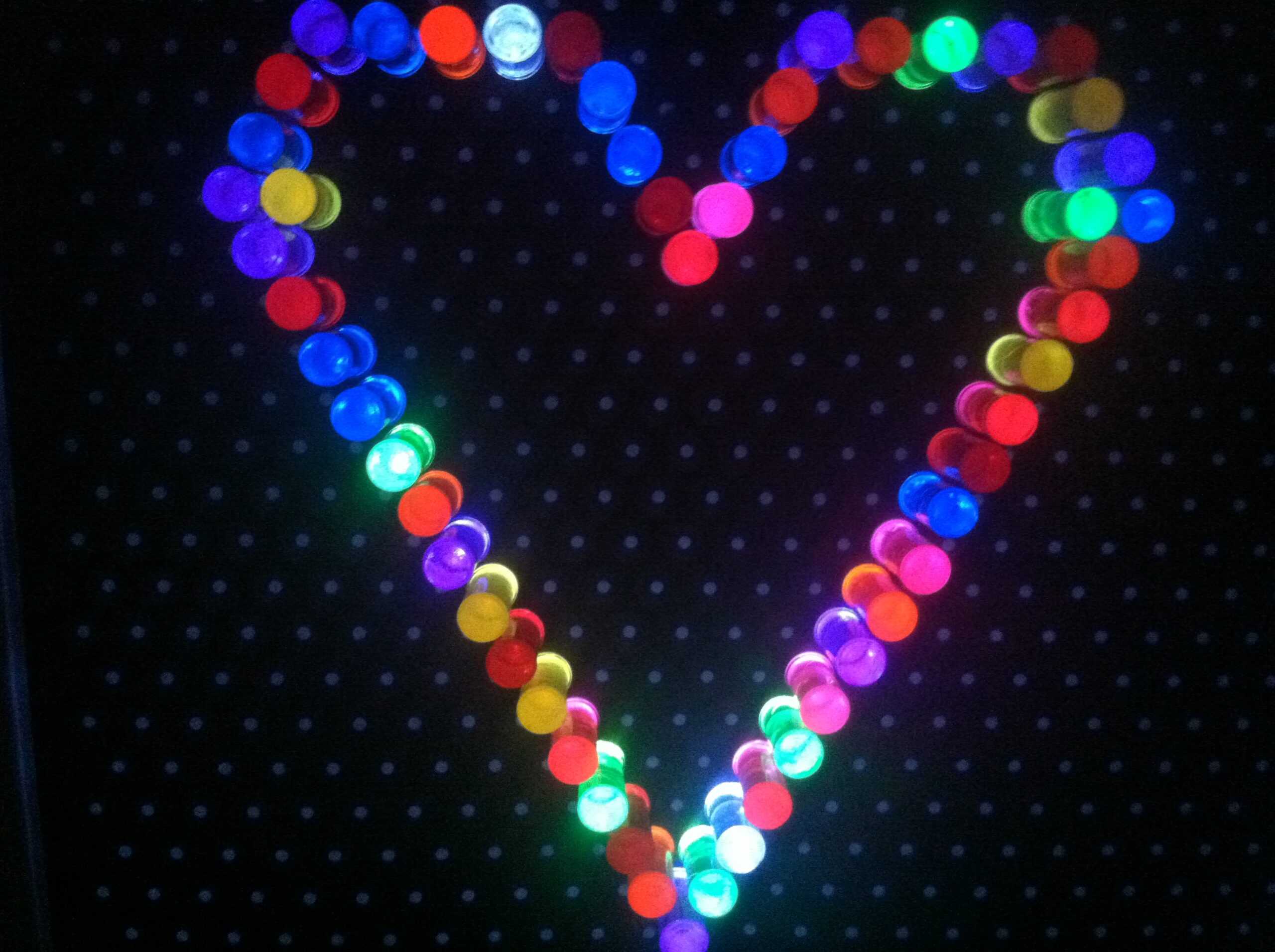 Lite Brite Heart